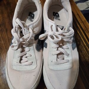 New Balance Pink and Gray 410 Lace-Up Sneakers